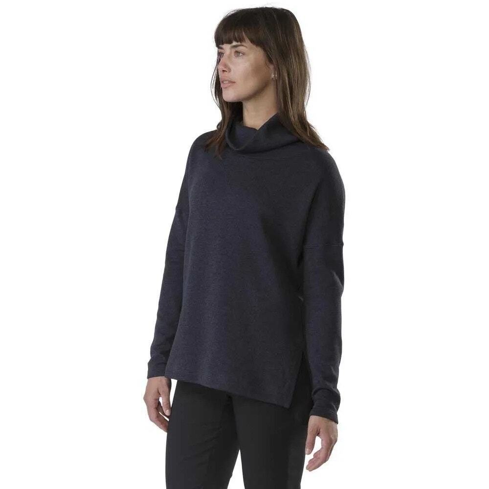 Arc'teryx Laina Sweater Turtleneck in Black Sapphire Size Small